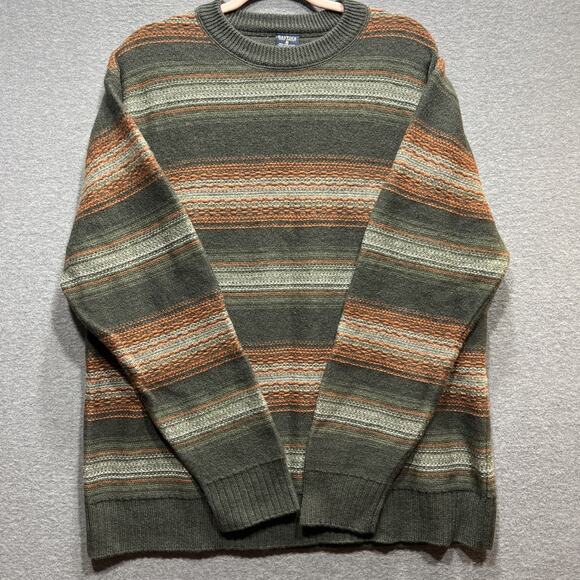 Vintage 90’s Nautica Wool Heavyweight Chunky Ribbed Knit Sweater Mens Size XXL - Picture 1 of 10